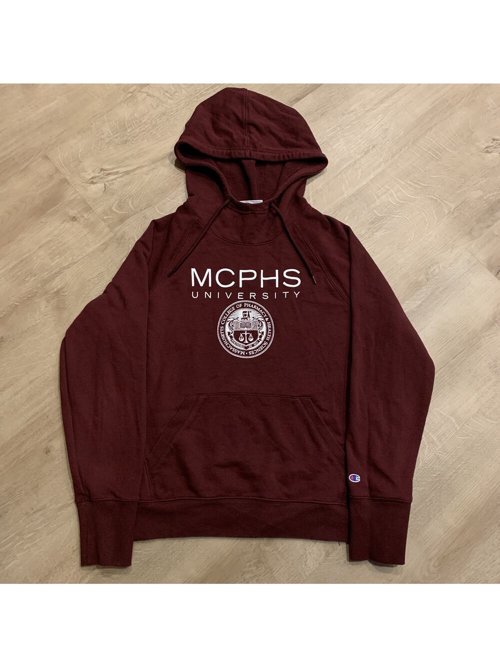 Champion MCPHS Massachusetts College Of Pharmacy & Health Hoodie Women's Large L